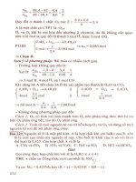 Phân loại bài tập Hóa đại cương vô cơ và hướng dẫn giải chi tiết: Phần 2