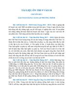 Ôn thi Toán vào lớp 10 – Chuyên đề Giải toán bằng cách lập phương trình