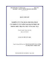 Nghiên cứu ứng dụng phương pháp cắt khối tá tụy kèm nạo hạch triệt để trong điều trị ung thư vùng đầu tụy