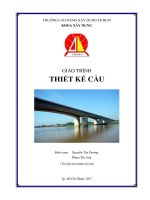 Giáo trình Thiết kế cầu: Phần 1 – Trường Cao đẳng Xây dựng TP. Hồ Chí Minh