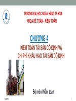 Bài giảng Kiểm toán căn bản: Chương 4 - Đại học Ngân Hàng TP. HCM