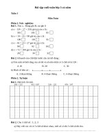 /Bài tập cuối tuần lớp 3 cả năm