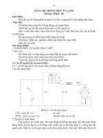 Giáo trình Thực hành hệ thống điện lạnh: Phần 2