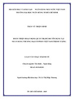 Hoàn thiện hoạt động quản trị rủi ro tín dụng tại ngân hàng thương mại cổ phần việt nam thịnh vượng 