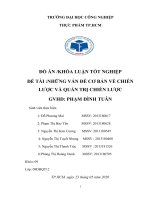 word-môn-quản-trị-chiến-lược ĐÃ HOÀN CHỈNH