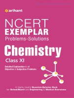 Preview NCERT exemplar problems solutions chemistry class 11th by arihant experts