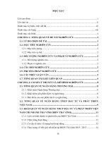 Phân tích các nhân tố ảnh hưởng đến sự hài lòng của khách hàng cá nhân về chất lượng dịch vụ tiền gửi tại Ngân hàng TMCP Đầu tư và Phát triển Việt Nam chi nhánh Trà Vinh