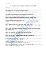 20 câu hỏi lý thuyết nguyên lý thống kê