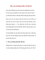 Dạy con cách giao tiếp với bạn bè 