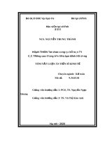 Tóm tắt luận án Tiến sĩ Kinh tế: Hoàn thiện tổ chức công tác kế toán tại các trường cao đẳng trên địa bàn tỉnh Hải Dương