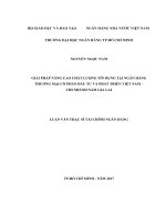 Giải pháp nâng cao chất lượng tín dụng tại ngân hàng thương mại cổ phần đầu tư và phát triển việt nam   chi nhánh nam gia lai  