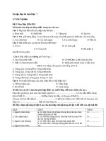 Ôn tập kiến thức Sinh học 7