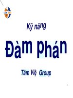 Kỹ năng đàm phán 