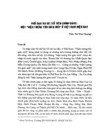 Phổ đạo Âu Cơ ( tổ tiên Chính giáo): Một " hiện tượng Tôn giáo mới " ở Việt Nam hiện nay .