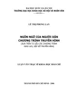 Ngôn ngữ của người dẫn chương trình truyền hình