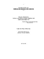 Nâng cao chất lượng thông tin trên báo điện tử