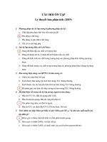 Câu hỏi ôn tập HÓA PHÂN TÍCH TRẮC NGHIỆM