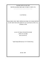 Hoạt động thực hiện chính sách trợ cấp xã hội thường xuyên đối với người khuyết tật tại huyện Lương Lài, tỉnh Bắc Ninh