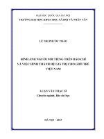 Hình ảnh người nổi tiếng trên báo chí và việc hình thành hệ giá trị cho giới trẻ Việt Nam”