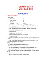 BÁO CÁO BÀO CHẾ 1