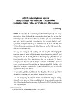 Một số nhận xét và kinh nghiệm trong lãnh đạo phát triển kinh tế ngoại thành của Đảng bộ thành phố Hà Nội từ năm 1991 đến năm 2008