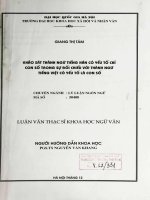 Khảo sát thành ngữ tiếng Hán có yếu tố chỉ con số trong sự đối chiếu với thành ngữ tiếng Việt có yếu tố là con số