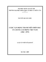 Cuộc vận động thanh niên miền Bắc của Đảng Lao động Việt Nam (1965-1975)