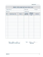 BMDT 14 phieu tong hop ket qua dao tao 