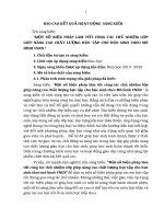 MỘT SỐ BIỆN PHÁP LÀM TỐT CÔNG TÁC CHỦ NHIỆM LỚP GIÚP NÂNG CAO CHẤT LƯỢNG HỌC TẬP CHO HỌC SINH THEO MÔ HÌNH VNEN