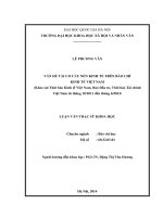 Vấn đề Tái cơ cấu nền kinh tế trên báo chí kinh tế Việt Nam (Khảo sát Thời báo Kinh tế Việt Nam, Báo Đầu tư, Thời báo Tài chính Việt Nam từ 10/2011 đến 06/2013)