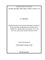 Mô hình hỗ trợ tái hòa nhập cộng đồng cho phụ nữ bị mua bán trở về địa bàn tỉnh Bắc Giang ( Nghiên cứu trường hợp tại 03 huyện: Lục Ngạn, Lục Nam, Lạng Giang, tỉnh Bắc Giang)