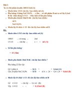 THỰC HÀNH DƯỢC LÍ BÁO CÁO