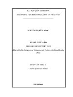 Vấn đề viết sa-pô cho báo điện tử Việt Nam (Khảo sát ba báo Vnexpress.vn, Vietnamnet.net, Tuoitre.vn ba tháng đầu năm 2013) : Luận văn ThS. Truyền thông đại chúng: 60 32 01