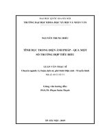 Tình dục trong điện ảnh Pháp qua một số trường hợp tiêu biểu