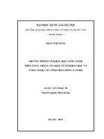 Truyền thông về khoa học công nghệ trên cổng thông tin điện tử Sở khoa học và công nghệ các tỉnh miền Đông Nam Bộ