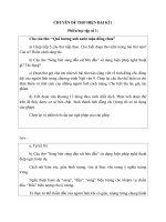 CHUYÊN ĐỀ THƠ HIỆN ĐẠI KÌ 1 lớp 9