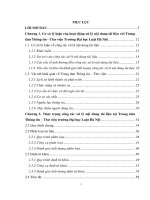 Xử lý nội dung tài liệu tại Trung tâm Thông tin - Thư viện Đại học Luật Hà Nội