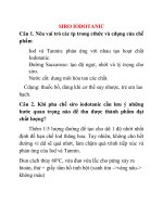 ÔN TẬP BÀO CHẾ 1 ĐẠI HỌC TÂY ĐÔ