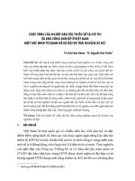 Cuộc sống của người dân tộc thiểu số tại đô thị và khu công nghiệp ở Việt Nam : Một góc nhìn từ quan hệ xã hội và trải nghiệm xã hội