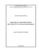 Nghệ thuật châm biếm trong tiểu thuyết của William Thacakeray :  Luận án TS. Ngôn ngữ và văn hoá nước ngoài: 622202