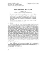 Các lí thuyết trong tham vấn nghề