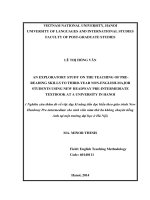 An exploratory study on the teaching of pre-reading skills to third-year non-English-major students using New Headway Pre-Intermediate textbook at a university in Hanoi