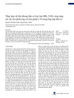 Tổng hợp vật liệu khung hữu cơ kim loại MIL-53(Fe) ứng dụng xúc tác cho phản ứng oxi hóa ghép C-O trong tổng hợp hữu cơ