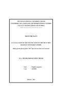 An evaluation of the translation of the film “Rio”  based on Newmark’s model