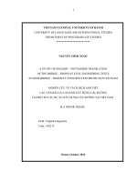 A study on English - Vietnamese translation of the bridge - highway civil engineering texts in some bridge - highway construction projects in Vietnam