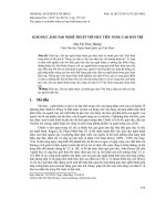 Giáo dục, đào tạo nghệ thuật với mục tiêu nâng cao dân trí