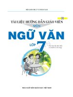 HƯỚNG DẪN NGỮ VĂN LỚP 7
