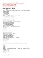 bai tap dao ngu co dap an