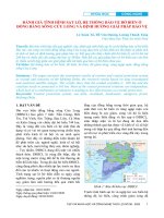 Đánh giá tình hình sạt lở, hệ thống bảo vệ bờ biển ở đồng bằng Sông Cửu Long và định hướng giải pháp bảo vệ