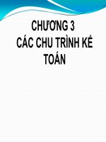 Bài giảng Hệ thống thông tin kế toán: Chương 3 - TS. Vũ Trọng Phong